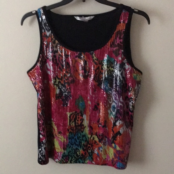 Peter Nygard Multi color tank top - Picture 1 of 4